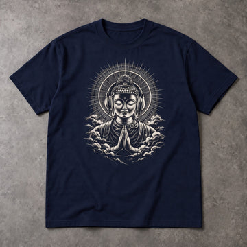 Buddha Headphones T-Shirt – Music Graphic