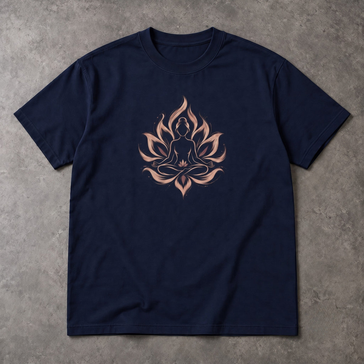 Meditation T-Shirt – Flowing Lotus