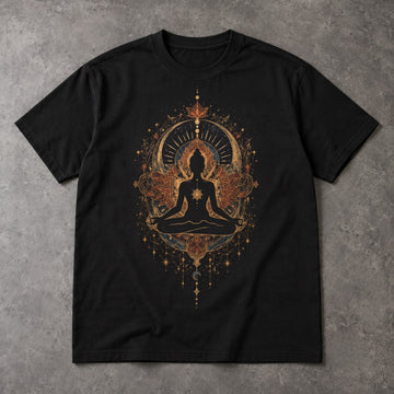 Meditation T-Shirt – Celestial Lotus