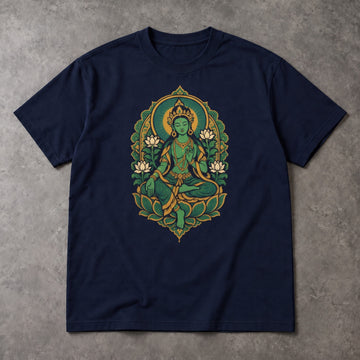 Green Tara T-Shirt – Lotus Art