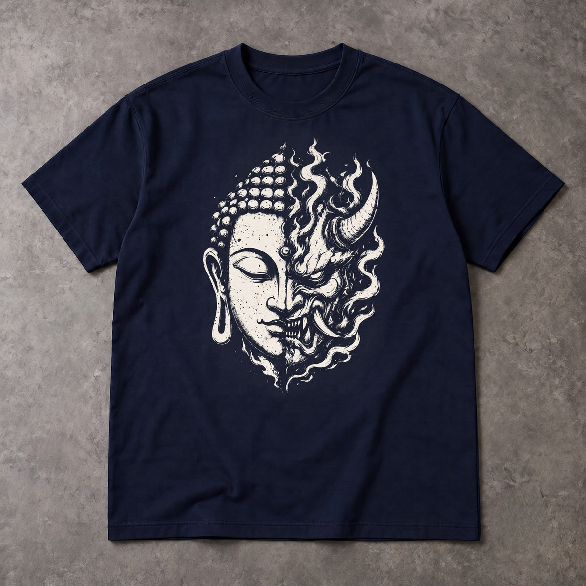 Buddha Oni T-Shirt – Split Face