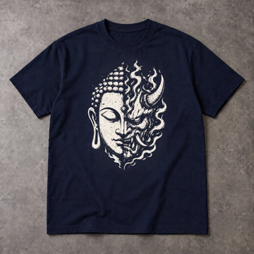 Buddha Oni T-Shirt – Split Face