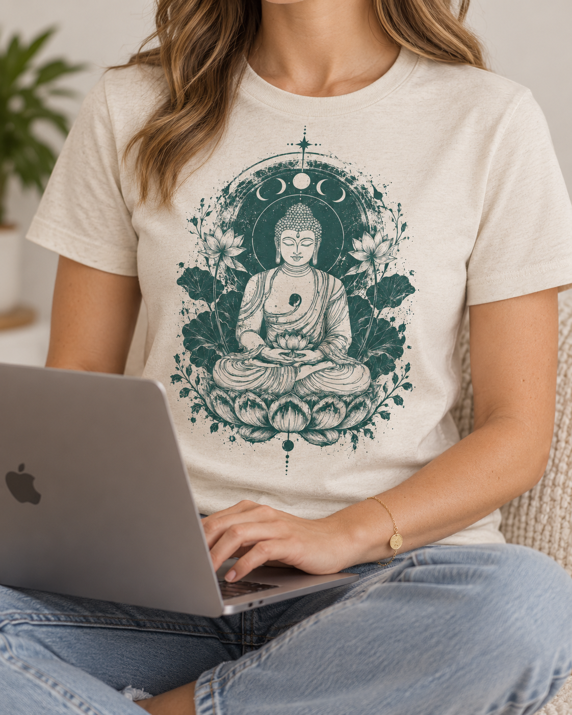 Buddha T-Shirt – Botanical Lotus
