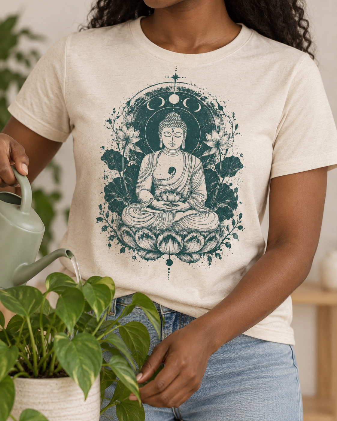 Buddha T-Shirt – Botanical Lotus