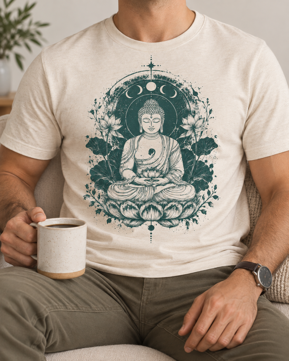 Buddha T-Shirt – Botanical Lotus