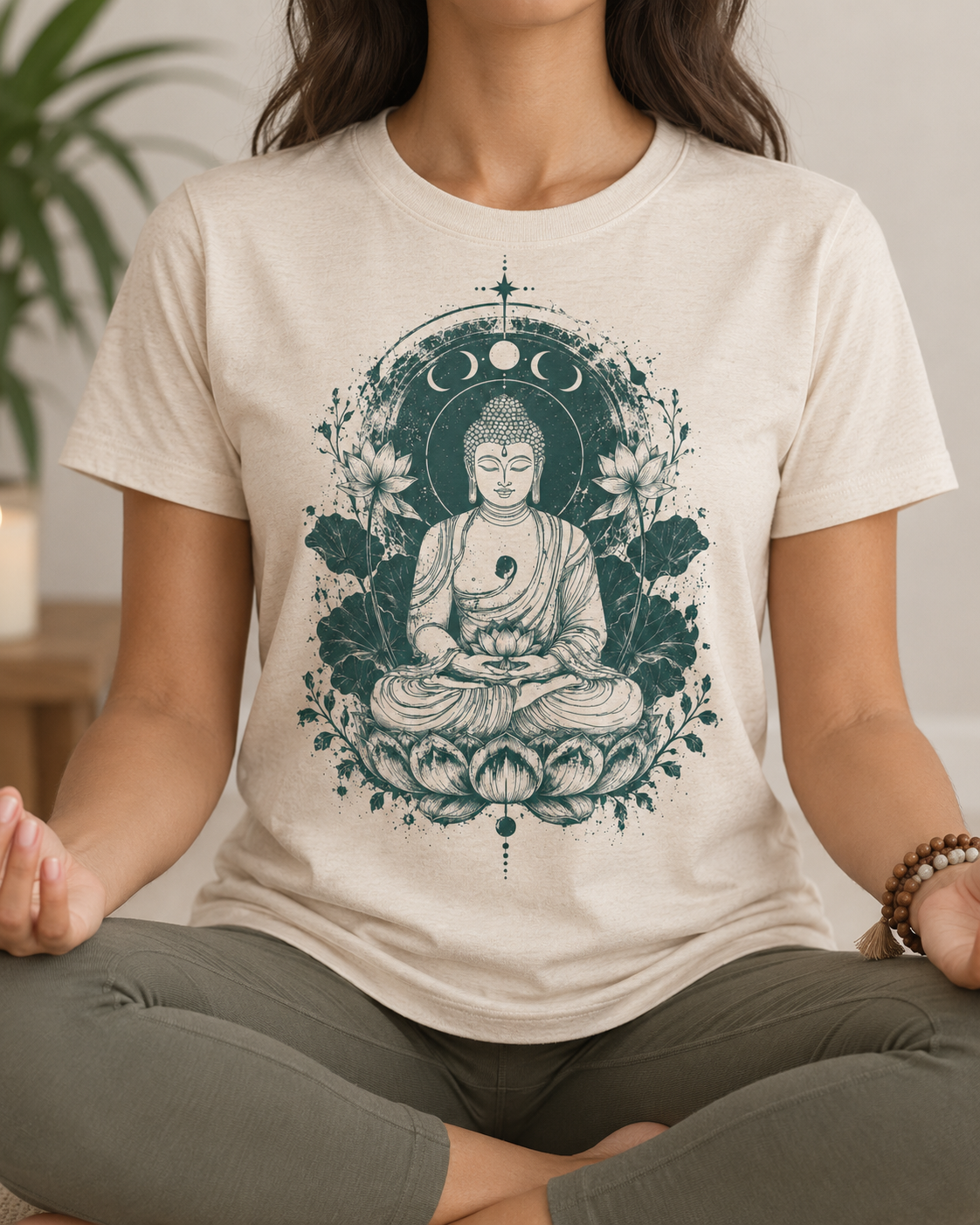 Buddha T-Shirt – Botanical Lotus