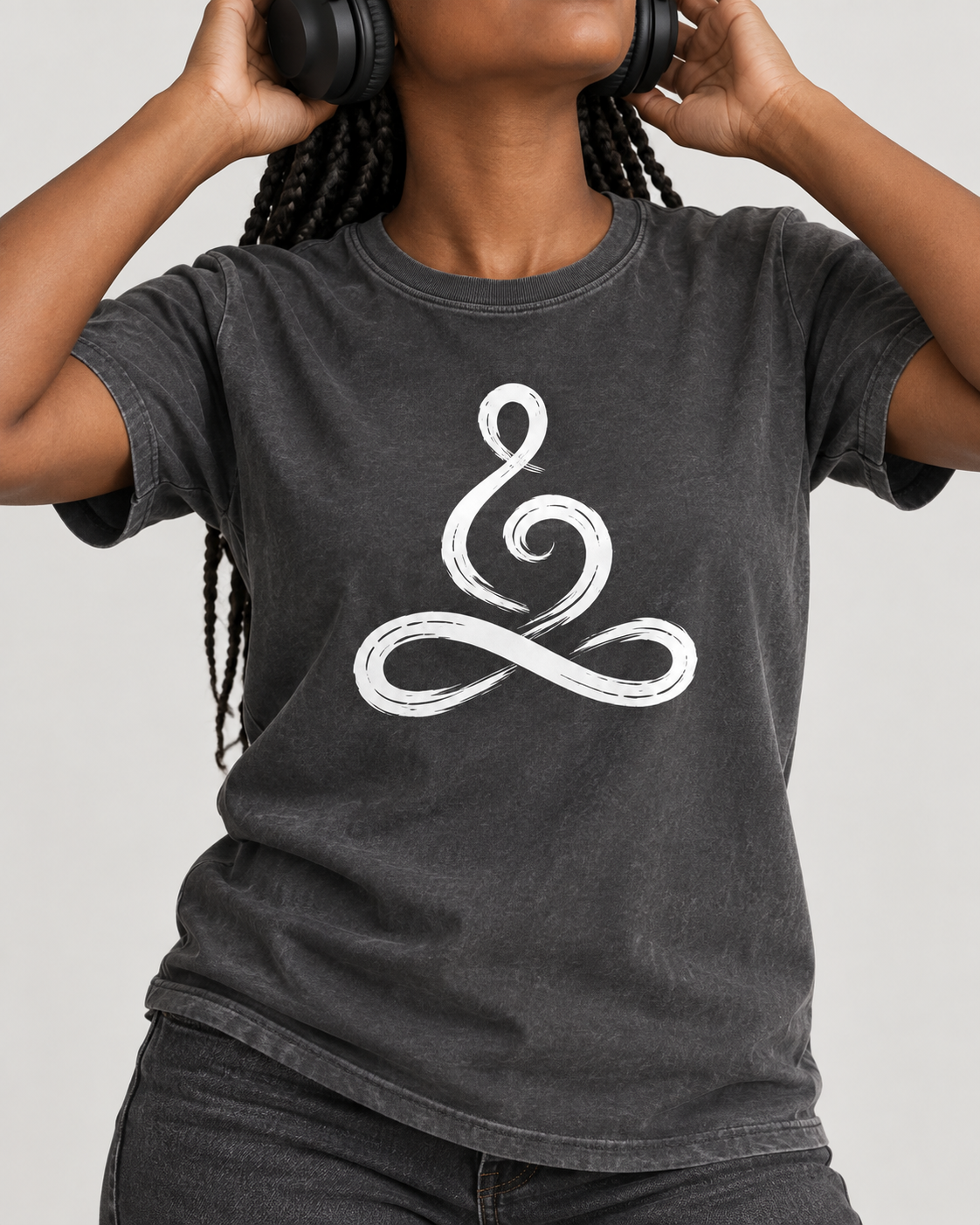 Meditation Symbol T-Shirt – Infinity Line