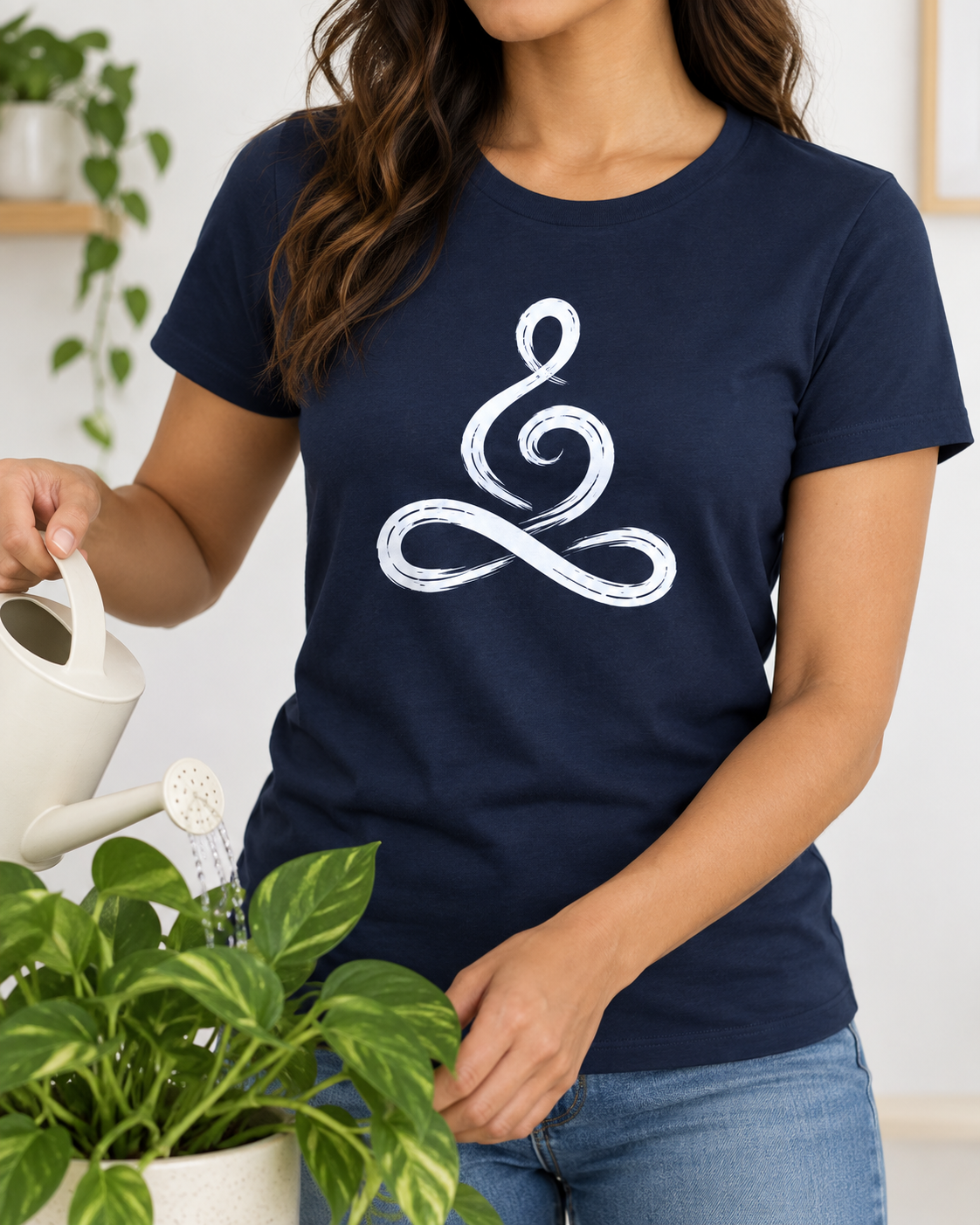 Meditation Symbol T-Shirt – Infinity Line