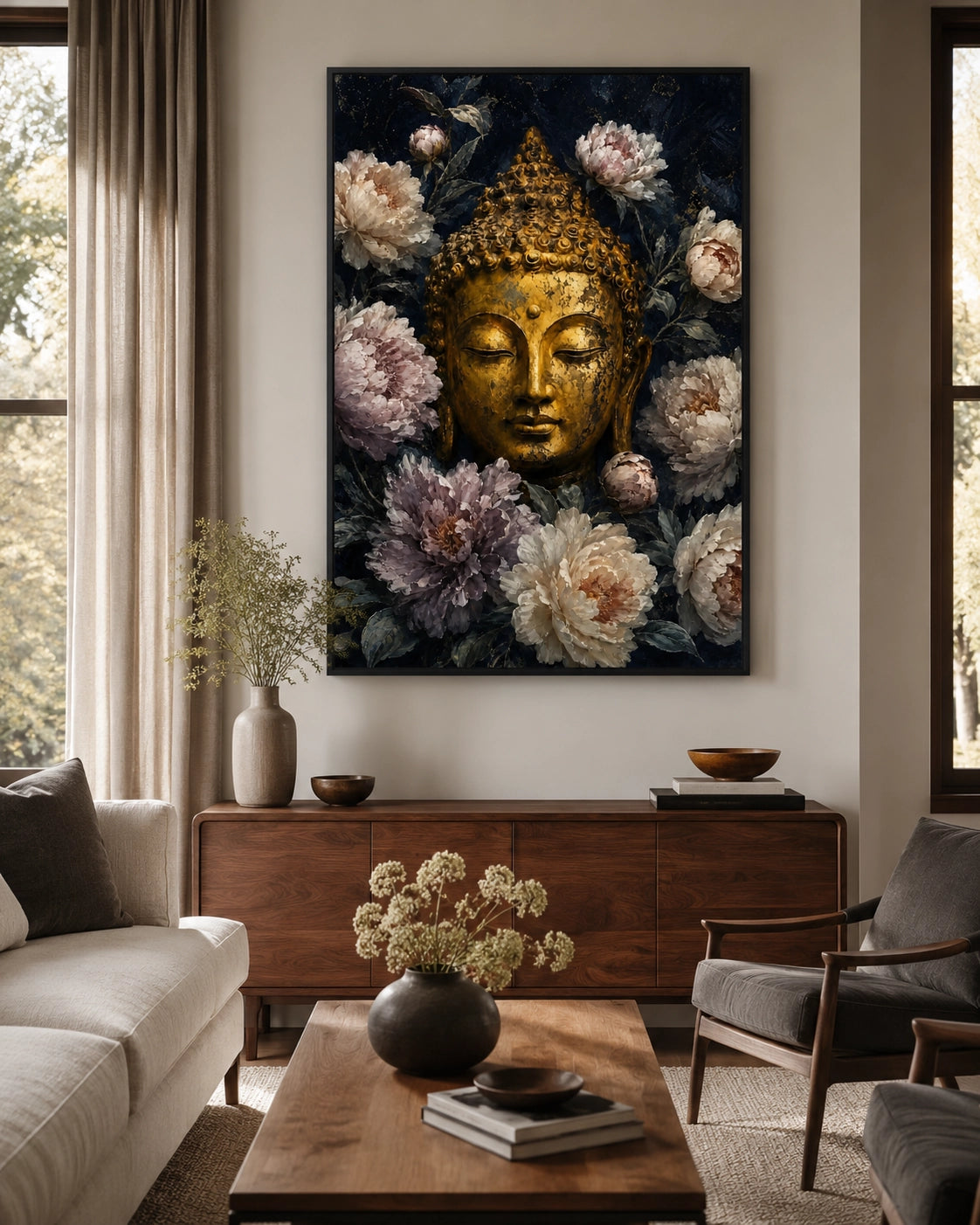 Peony Quietude | Winter — The Silence Within