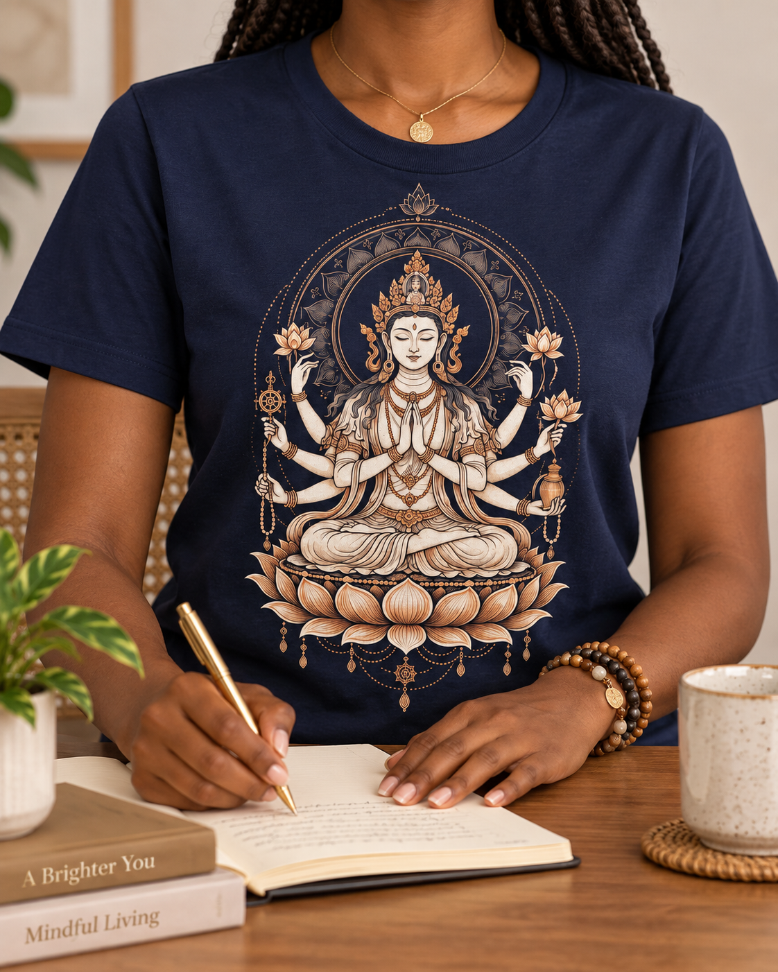 Bodhisattva T-Shirt – Multi-Armed Lotus