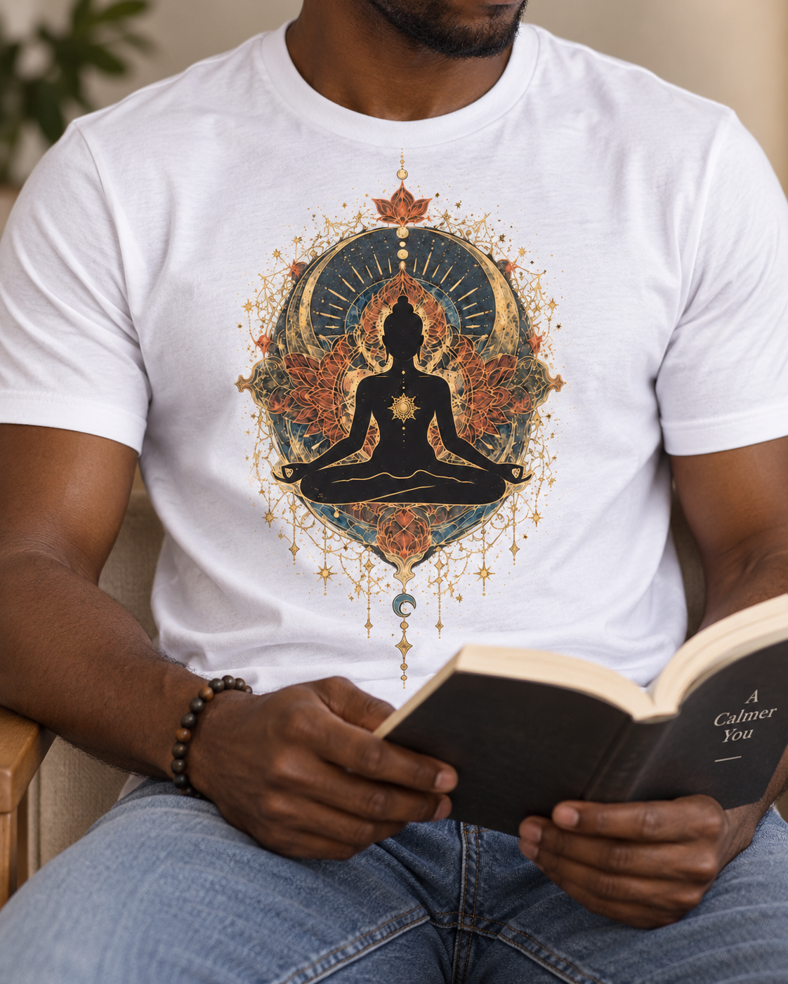 Meditation T-Shirt – Celestial Lotus