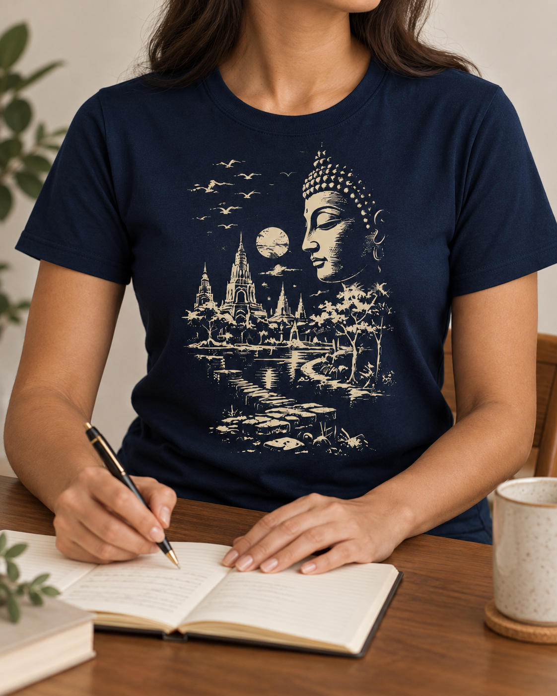 Buddha T-Shirt – Moonlit Temple