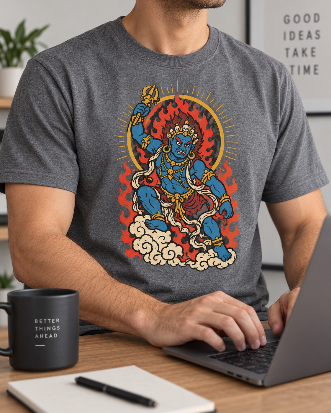 Vajrapani T-Shirt – Wrathful Guardian