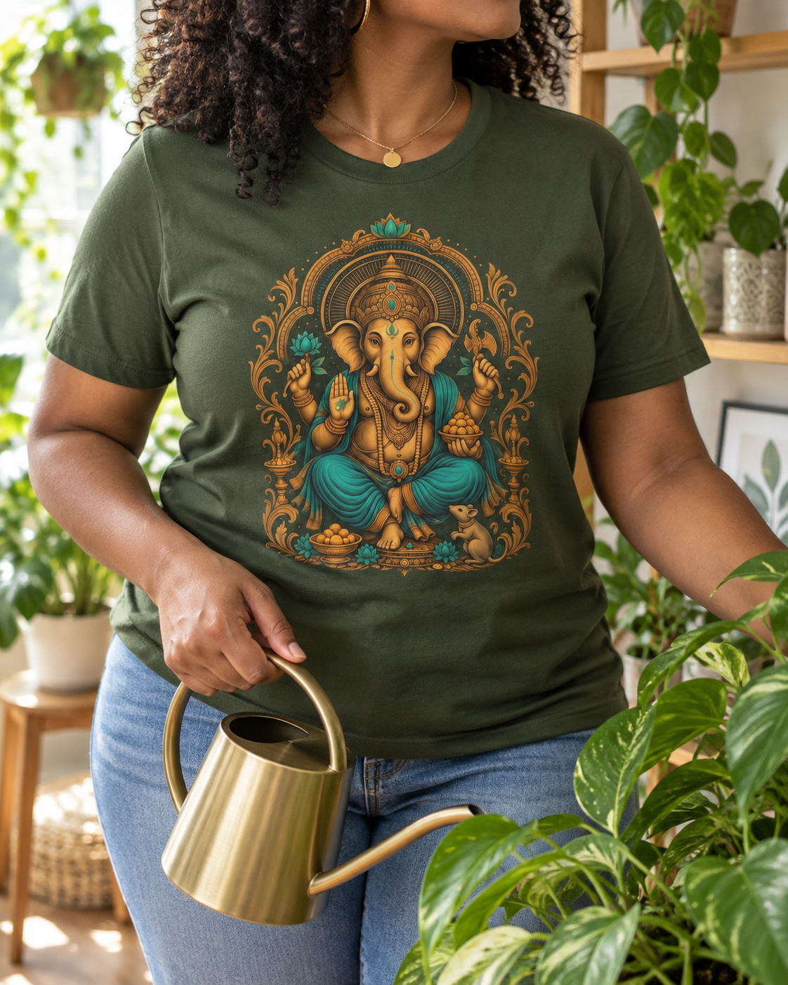 Ganesha T-Shirt – Ornate Front Print