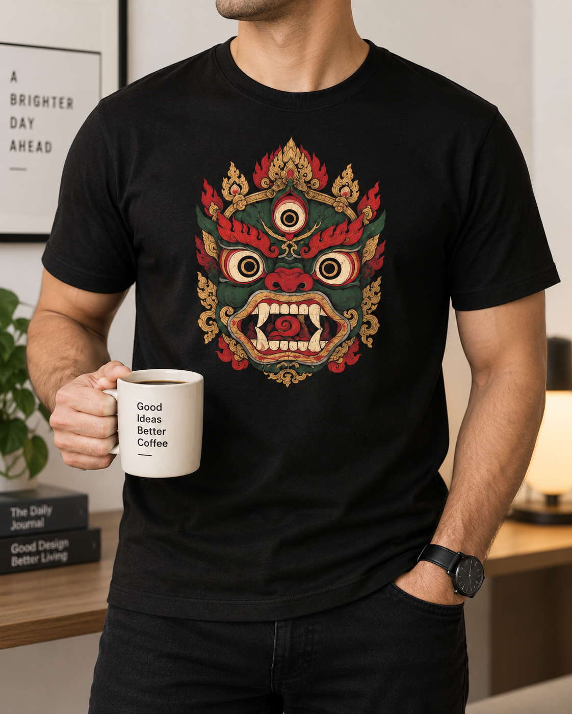 Guardian Mask T-Shirt – Three-Eyed Design