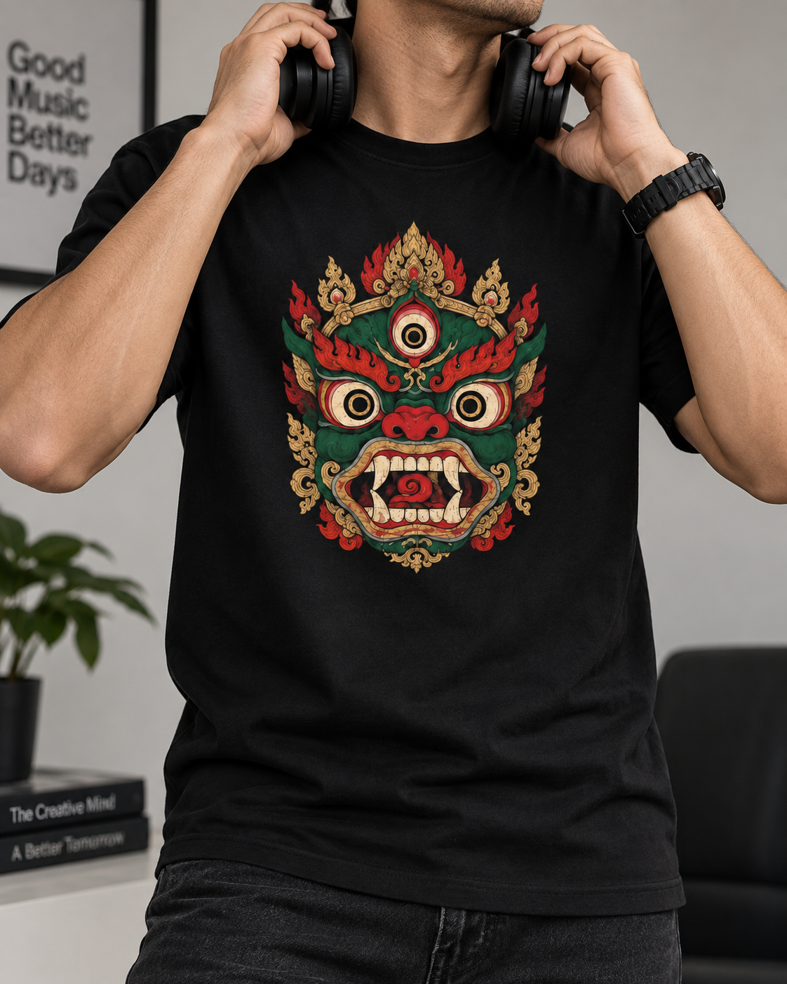 Guardian Mask T-Shirt – Three-Eyed Design