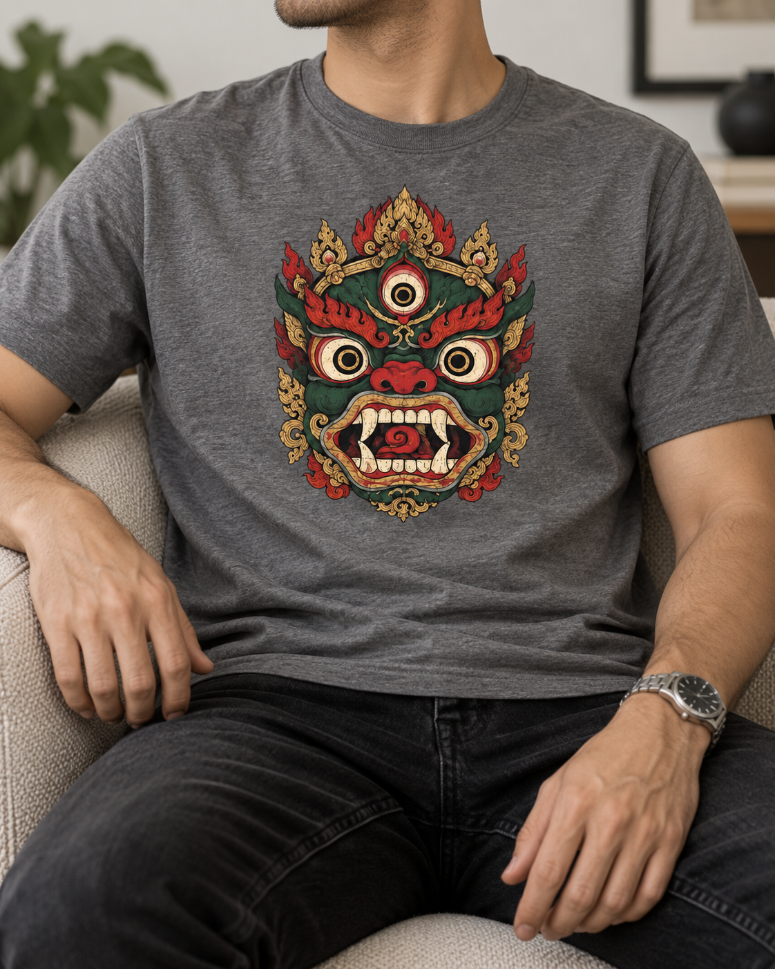 Guardian Mask T-Shirt – Three-Eyed Design