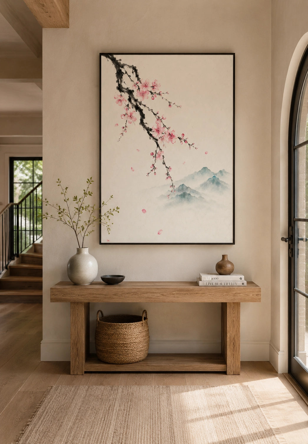 霞と花弁