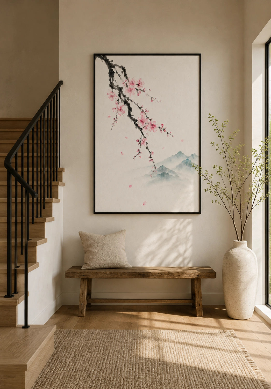 霞と花弁