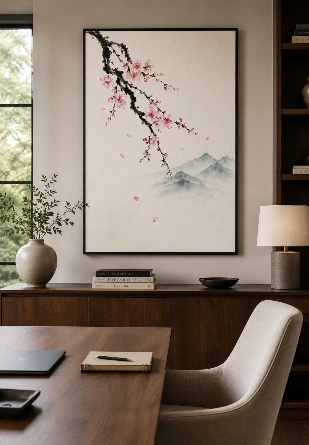 霞と花弁