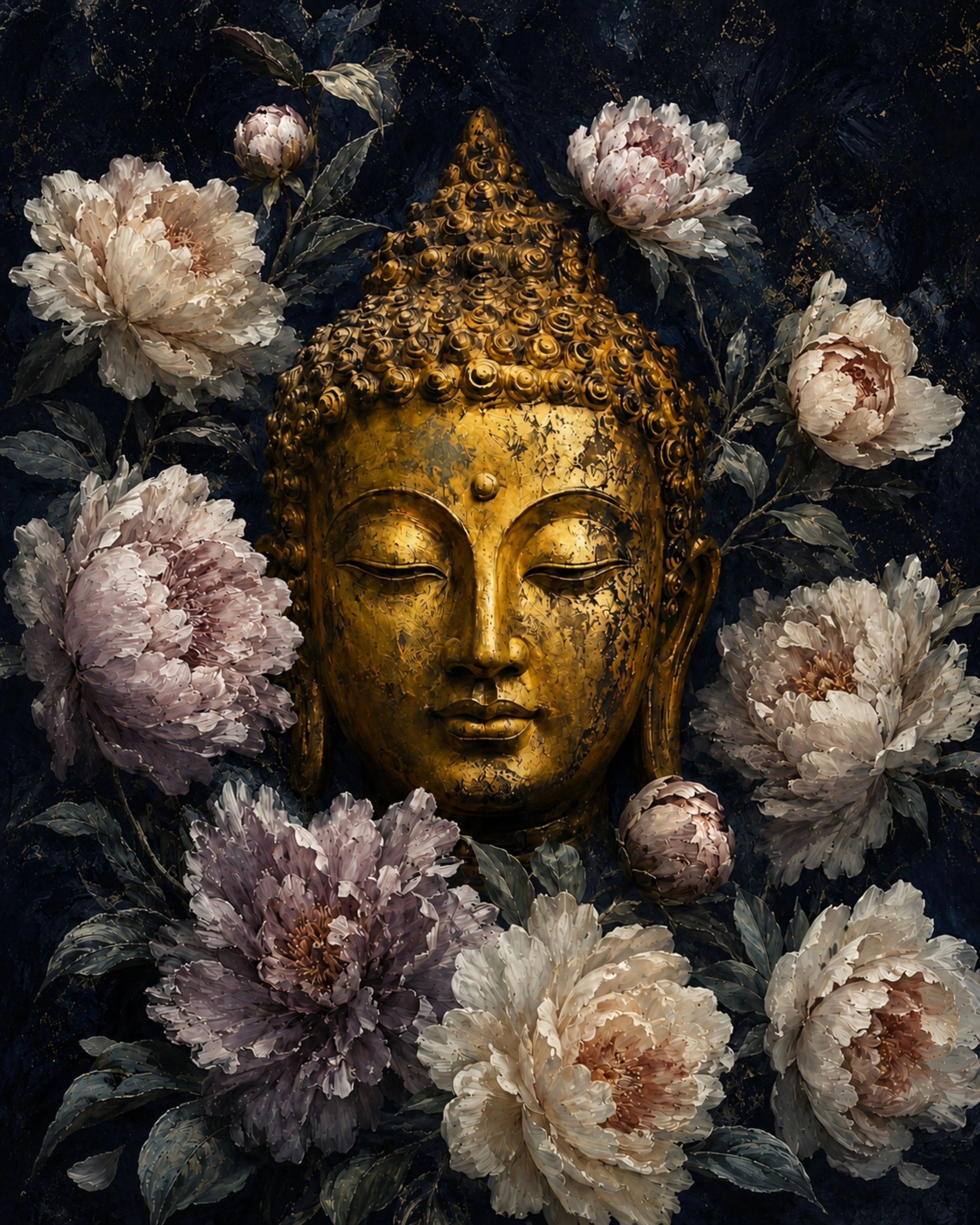 Peony Quietude | Winter — The Silence Within